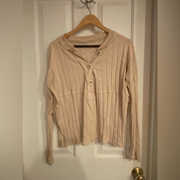 FP We The Free Wide-Ribbed Henley - Picture 1 of 4